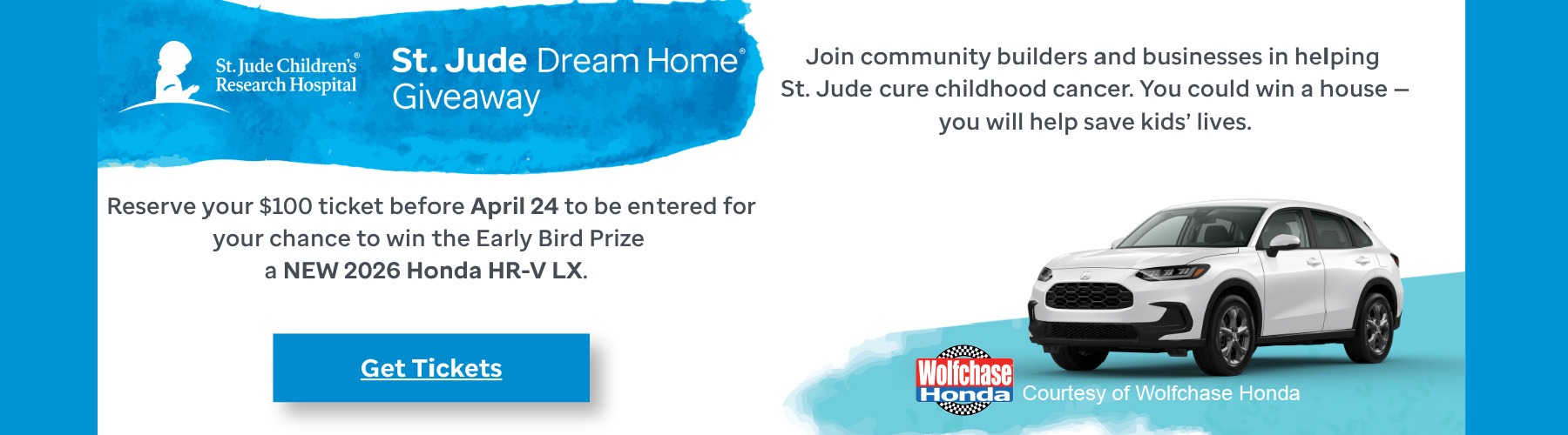 0426 Honda St. Jude Dream Home Banner